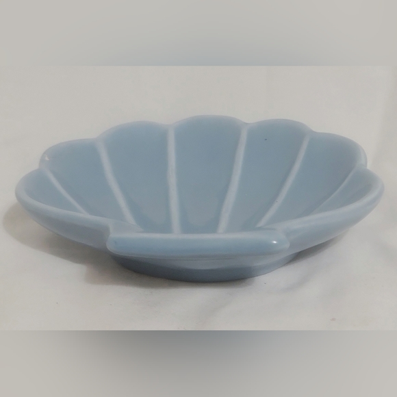 Vintage Relco Manufacturer Sundance Ceramic Blue Shell Trinket Dish - Picture 3 of 9